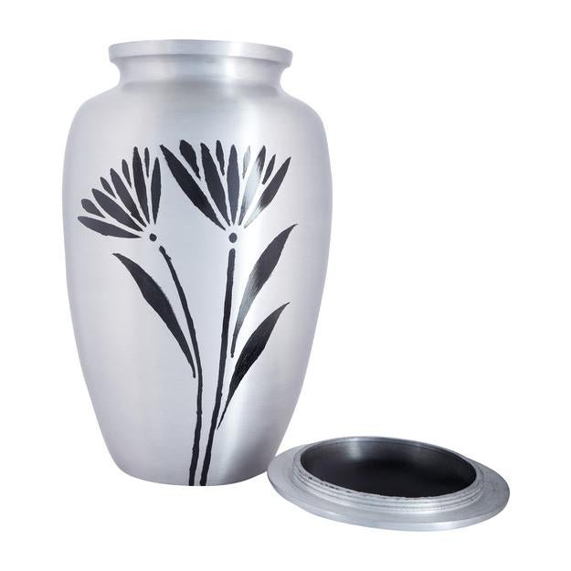 Buy Cremation Urns for Adult Ashes for Funeral, Burial, Aluminium | Shop Verified Sustainable Memorial Ceremony Supplies on Brown Living™
