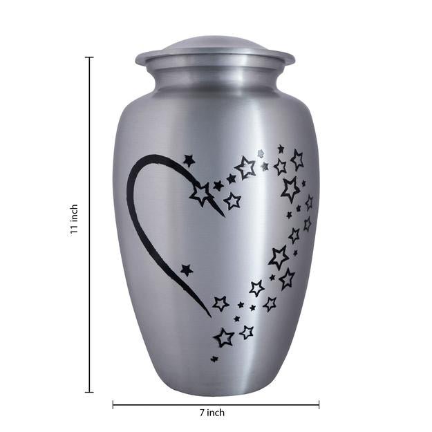 Buy Cremation Urns for Adult Ashes for Funeral, Burial, Aluminium | Shop Verified Sustainable Products on Brown Living