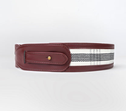 Crossover Dressbelt made with cactus leather | Verified Sustainable by Brown Living™