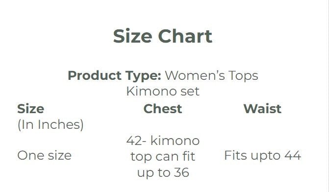 Buy Cucumber Salad Top And Kimono Set | 2-piece Kimono Set | Sustainable Fashion | Shop Verified Sustainable Womens Top on Brown Living™