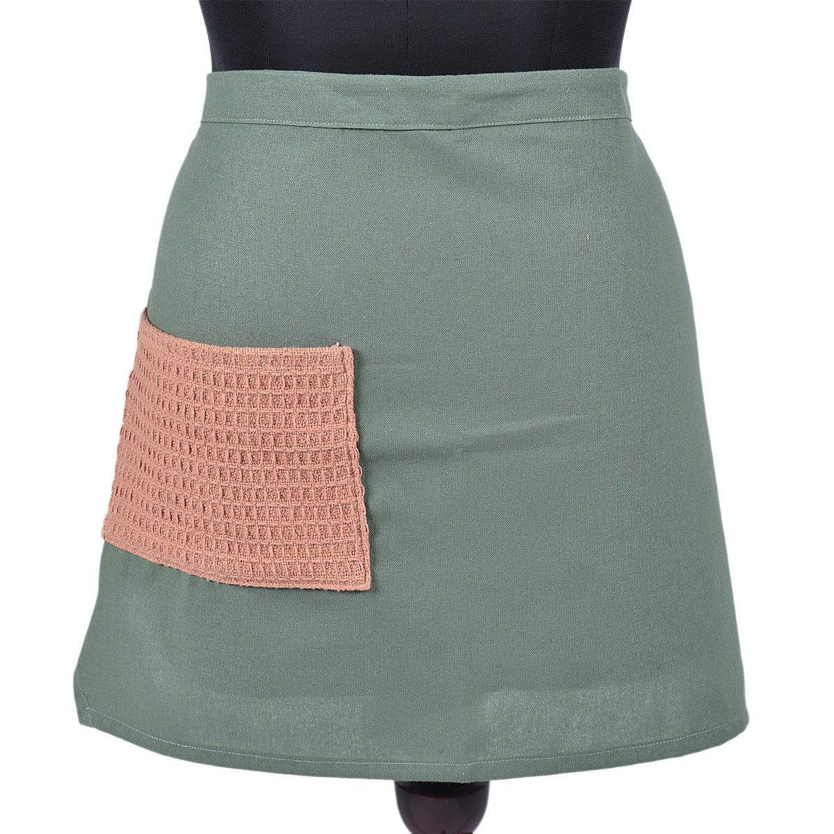 Culinary Companions - Sage Green & Rose Pink Apron | Verified Sustainable by Brown Living™