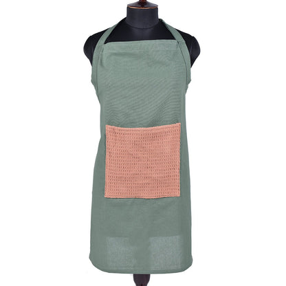 Culinary Companions - Sage Green & Rose Pink Apron | Verified Sustainable by Brown Living™