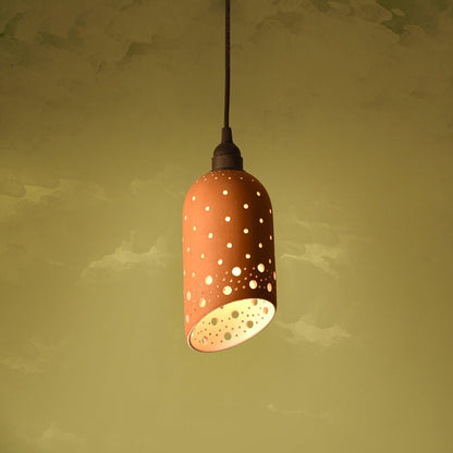 CYL Slice 1 Handmade Terracotta Ceiling Light | Verified Sustainable by Brown Living™