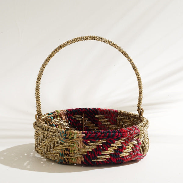 Buy Dahlia Fruit Basket with Handle | Shop Verified Sustainable Products on Brown Living