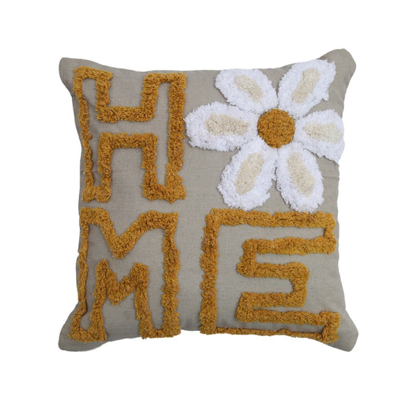 Buy Daisy Home Cushion Cover 18X18 Inches | Shop Verified Sustainable Covers & Inserts on Brown Living™