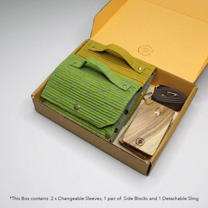 Daisy Lush Box Clutch - Changeable Sleeve Set | Verified Sustainable by Brown Living™