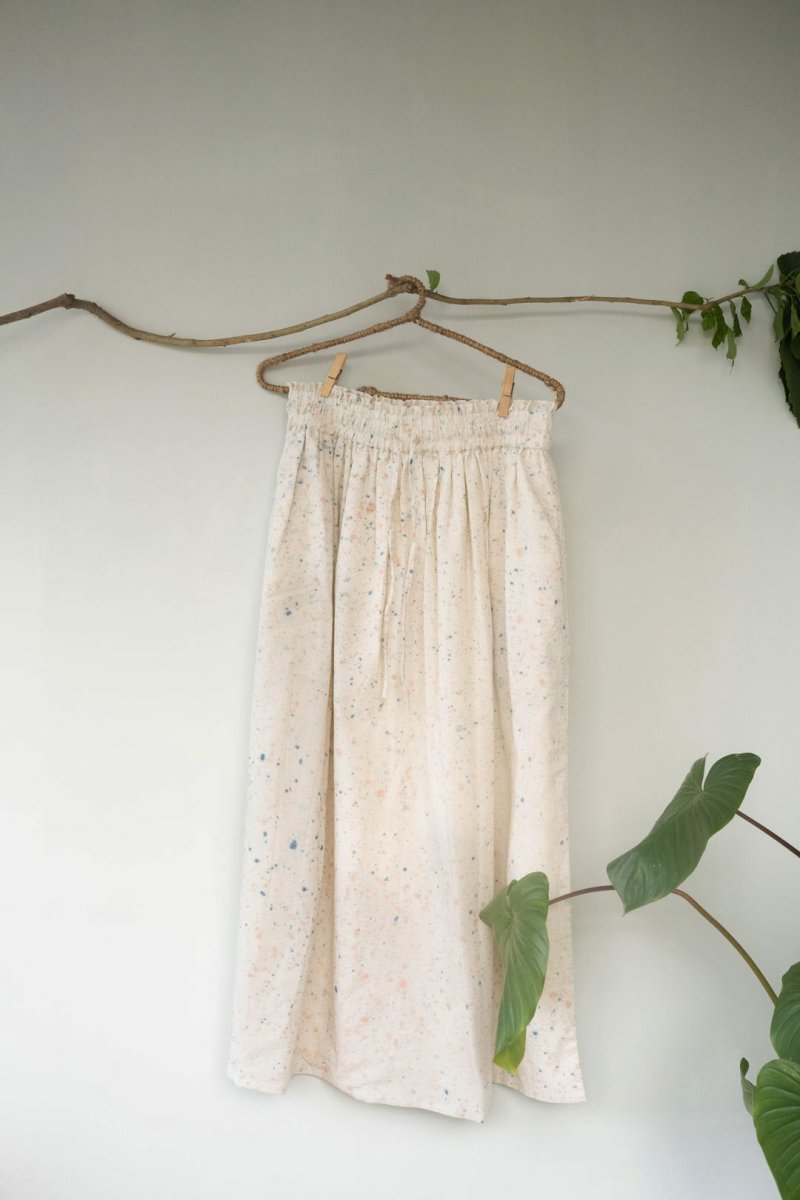Buy Daisy Organic Cotton Splatter Skirt | Shop Verified Sustainable Womens Skirt on Brown Living™