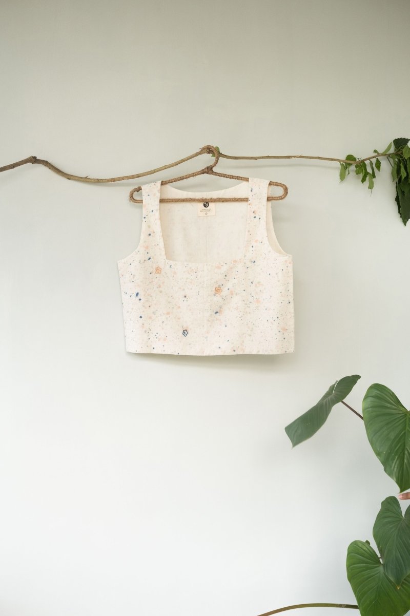Buy Daisy Splatter Top | Shop Verified Sustainable Womens Top on Brown Living™
