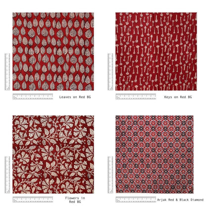 Daman Furoshiki Fabric wrap in 100% cotton block print | Verified Sustainable by Brown Living™