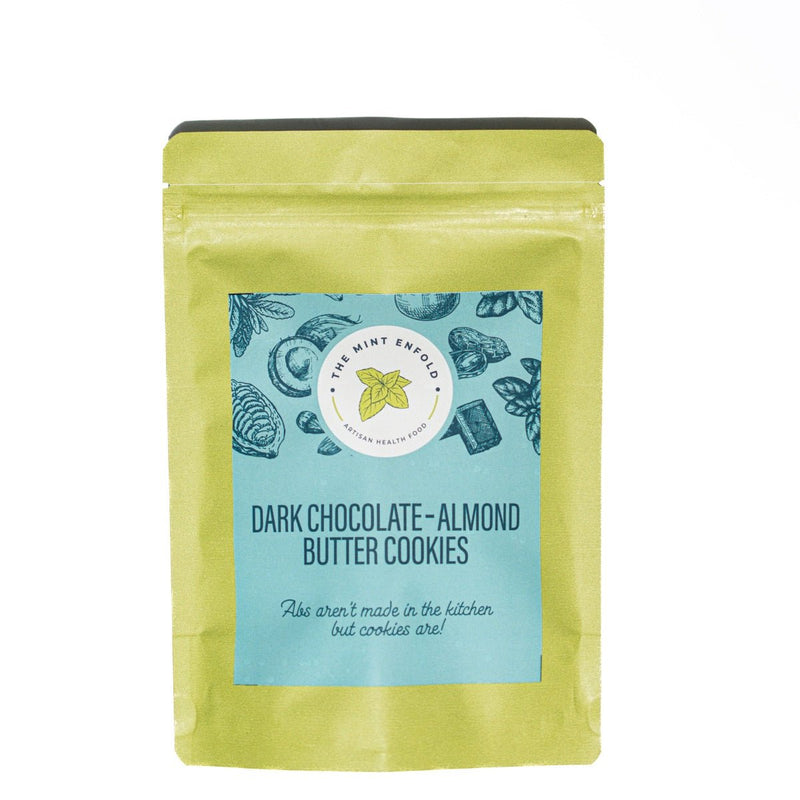 Buy Dark Chocolate-Almond Butter Cookies - Pack of 6 | Shop Verified Sustainable Products on Brown Living