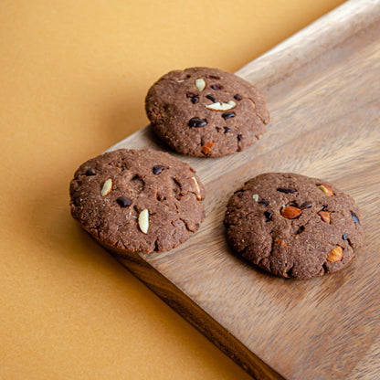 Dark Chocolate - Almond Butter Cookies - Pack of 6 | Verified Sustainable by Brown Living™