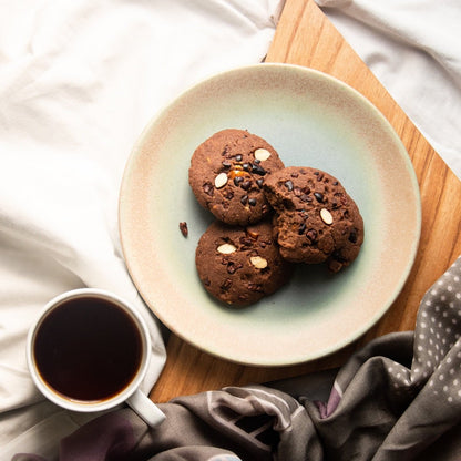 Dark Chocolate - Almond Butter Cookies - Pack of 6 | Verified Sustainable by Brown Living™