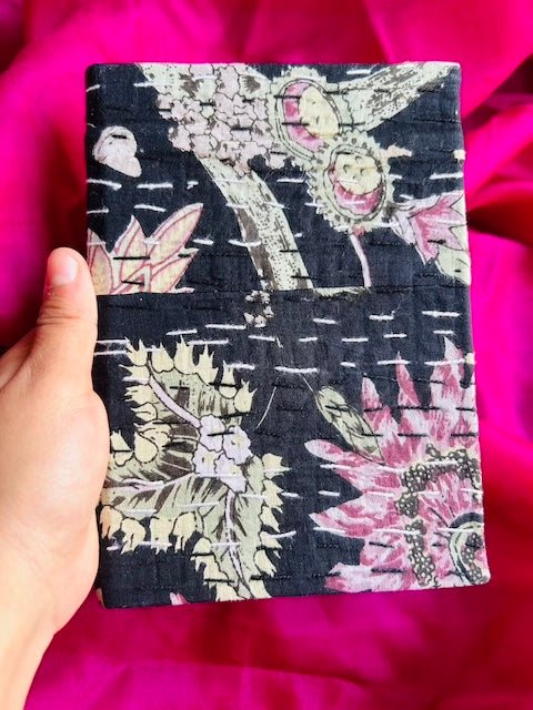 Dark Fantasy - Upcycled Fabric Journal - Hard - bound | Verified Sustainable by Brown Living™