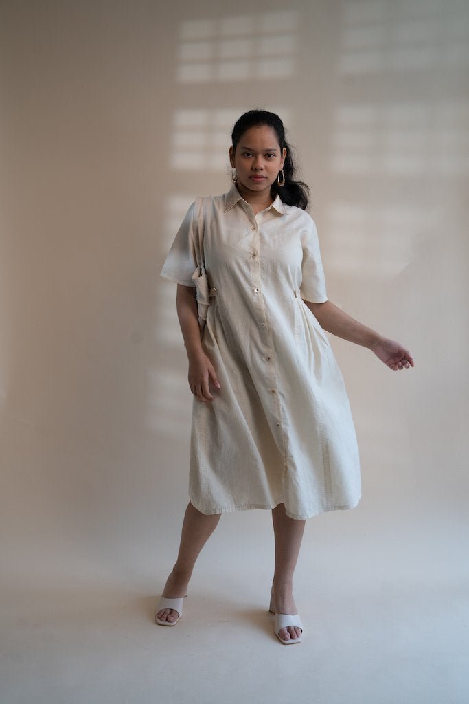 Dawning Button Down Dress | Verified Sustainable by Brown Living™