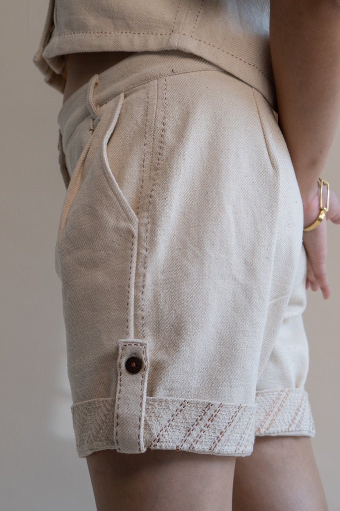 Buy Dawning Denim Shorts | Shop Verified Sustainable Womens Shorts on Brown Living™