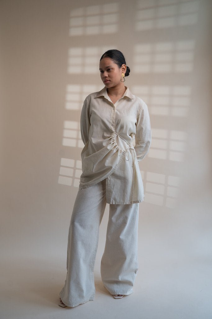 Dawning Draped Shirt | Verified Sustainable by Brown Living™