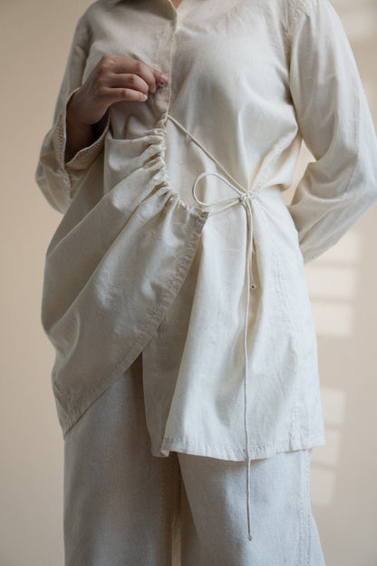 Dawning Draped Shirt | Verified Sustainable by Brown Living™