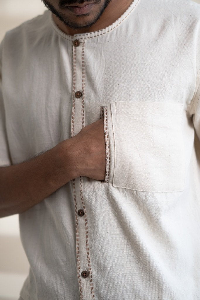 Buy Dawning Layered Shirt | Kala cotton | Shop Verified Sustainable Products on Brown Living