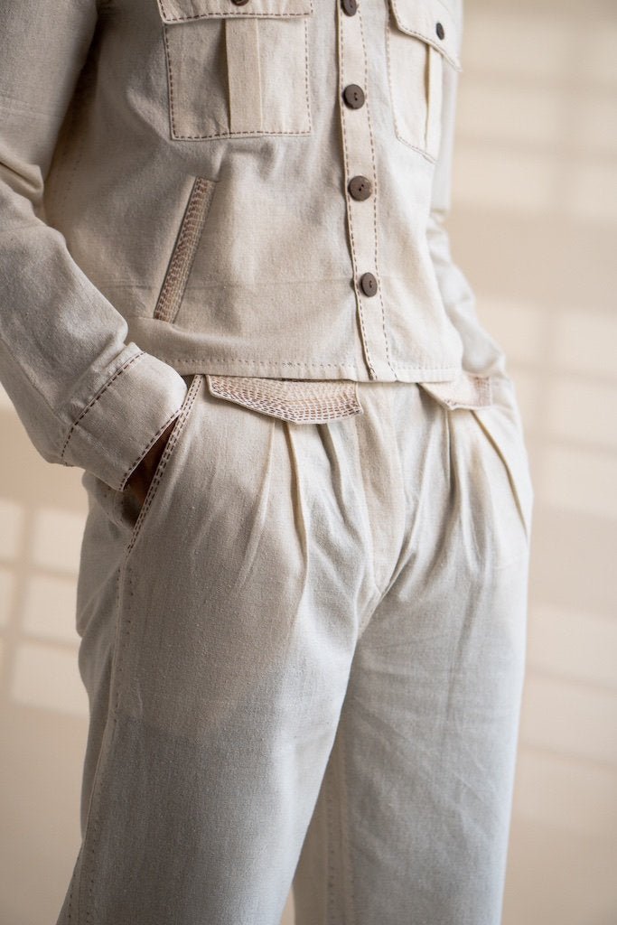 Dawning Shirt Jacket & Tapered Pants Set | Verified Sustainable by Brown Living™