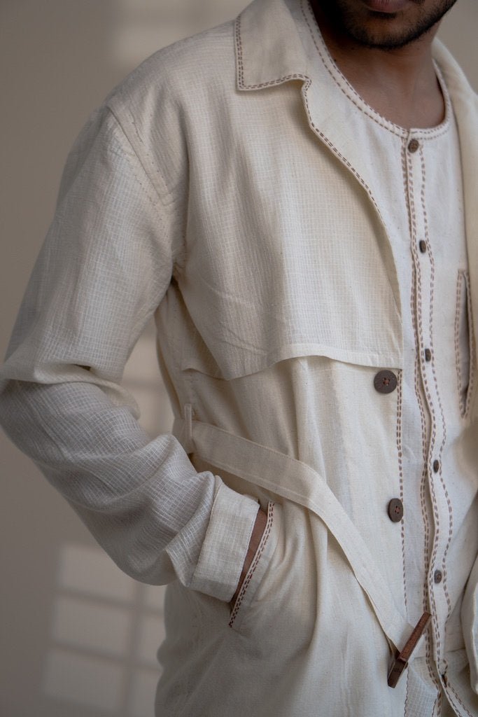 Buy Dawning Trench Overlay | Shop Verified Sustainable Mens Blazer on Brown Living™