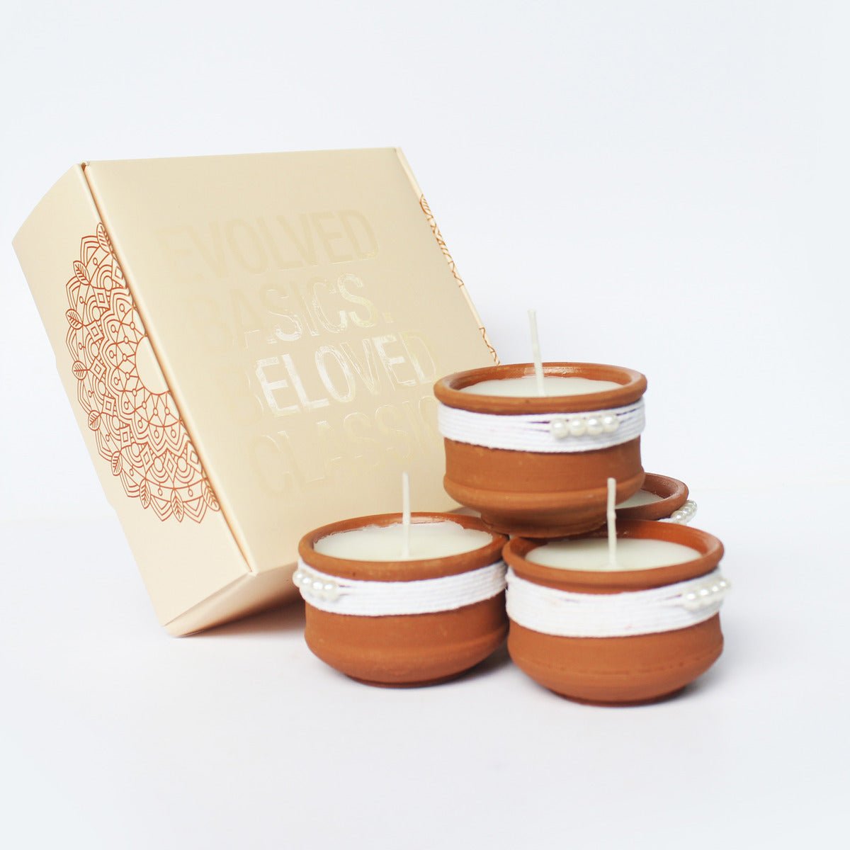 Deko Premium Soywax Candles Gift Pack - Set Of 4 | Verified Sustainable by Brown Living™