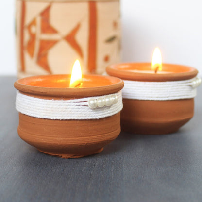 Deko Premium Soywax Candles Gift Pack - Set Of 4 | Verified Sustainable by Brown Living™