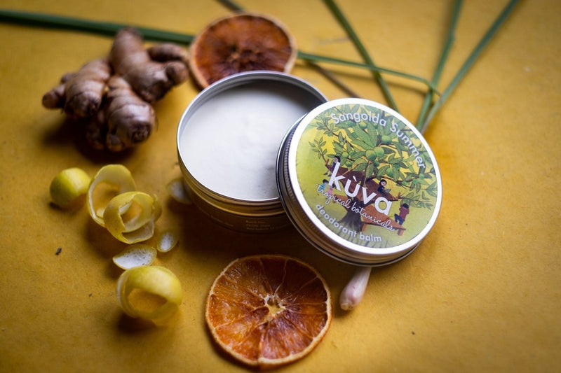 Buy Deodorant Balm - 100 gms | Lemongrass & Ginger | Baking Soda Free | Shop Verified Sustainable Products on Brown Living