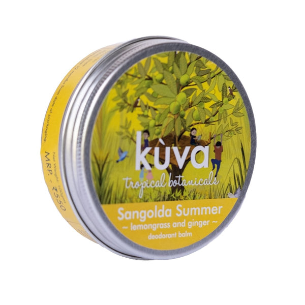 Buy Deodorant Balm - 100 gms | Lemongrass & Ginger | Baking Soda Free | Shop Verified Sustainable Products on Brown Living