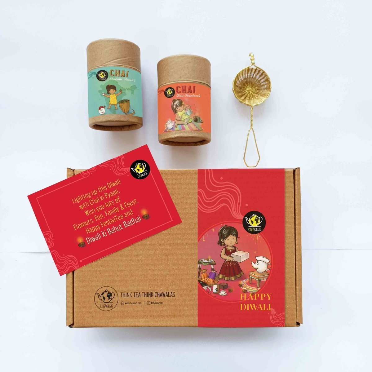 Desi Hum Desi Chai - Black Tea Gift Box | 2 Pipe Tubes 100gms | Verified Sustainable by Brown Living™