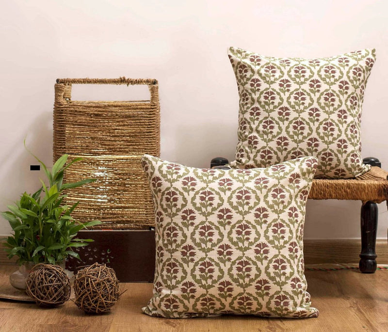 Buy Designer Cushion Cover 2 Piece Combo | Shop Verified Sustainable Products on Brown Living