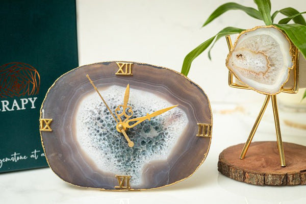 Buy Desk Clock-Natural | Shop Verified Sustainable Table Decor on Brown Living™