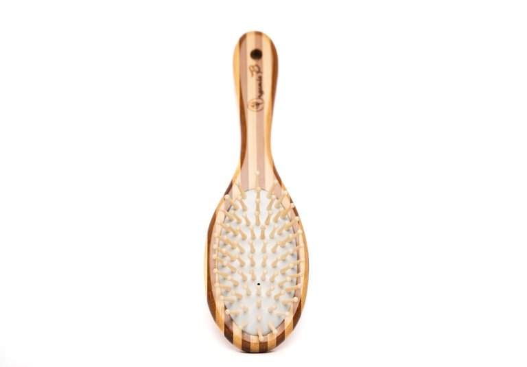 Detangling & Anti-frizz Eco-Glide Tulda Bamboo Paddle Hair Brush | Verified Sustainable Hair Brush on Brown Living™