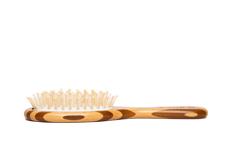 Detangling & Anti - frizz Eco - Glide Tulda Bamboo Paddle Hair Brush | Verified Sustainable by Brown Living™