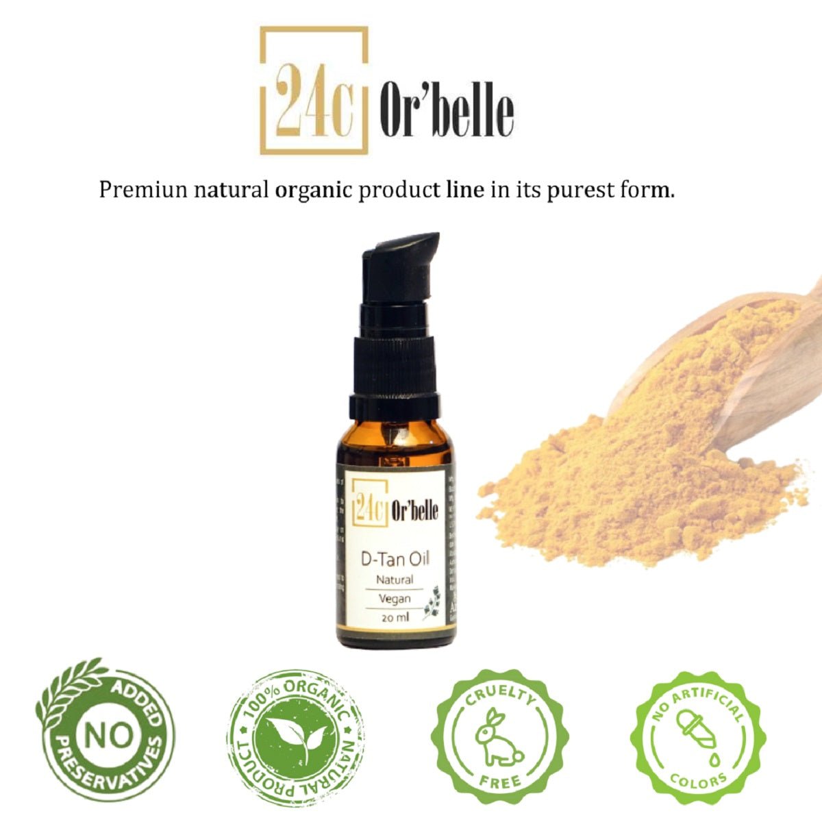 DeTanning and Skin Brightening Oil | Verified Sustainable by Brown Living™