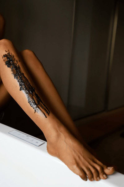 Detoxifying Activated Charcoal Body Scrub – Body Scrub on Brown Living™. SKU: 065 - 01443 - TBS - 2 - 100g. Img 4.