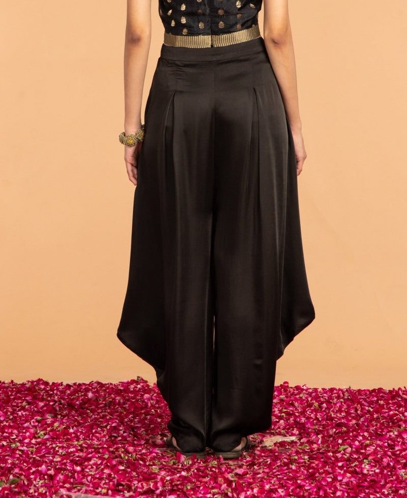 Buy Dhoti Modal Satin Pants | Shop Verified Sustainable Products on Brown Living