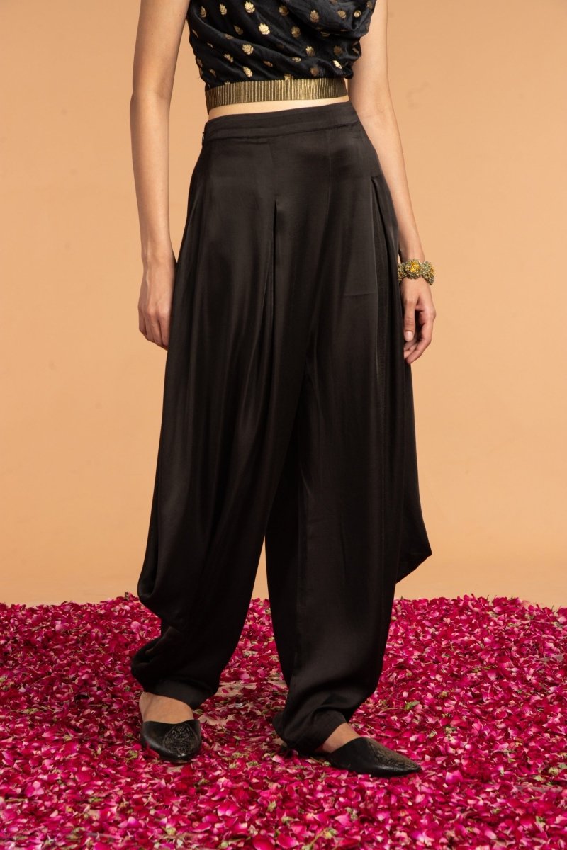 Dhoti Modal Satin Pants | Verified Sustainable by Brown Living™