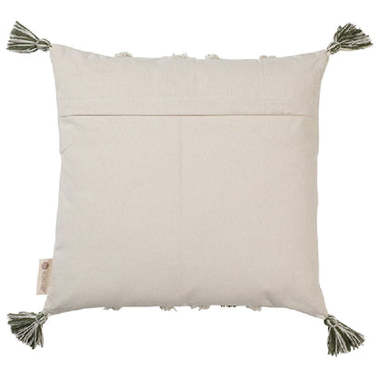 Dia Fleecy Cushion Cover (Olive) | Verified Sustainable by Brown Living™