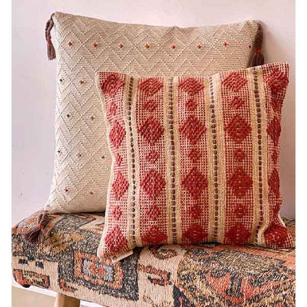 Buy Diamond Layout Cushion Cover | Shop Verified Sustainable Covers & Inserts on Brown Living™