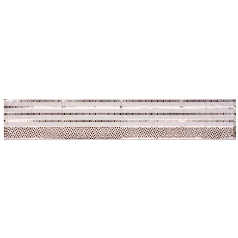 Buy Diamond Ribbed Table Cotton Runner | Shop Verified Sustainable Table Linens on Brown Living™