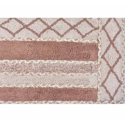 Diamond Stairs Cotton Bathmat | Verified Sustainable by Brown Living™