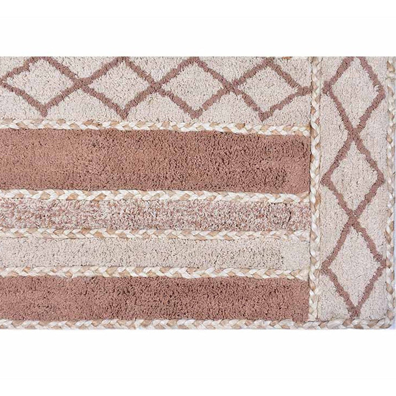 Buy Diamond Stairs Cotton Bathmat | Shop Verified Sustainable Mats & Rugs on Brown Living™
