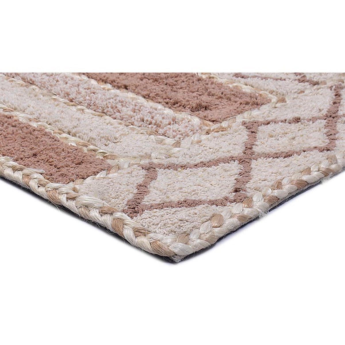 Diamond Stairs Cotton Bathmat | Verified Sustainable by Brown Living™