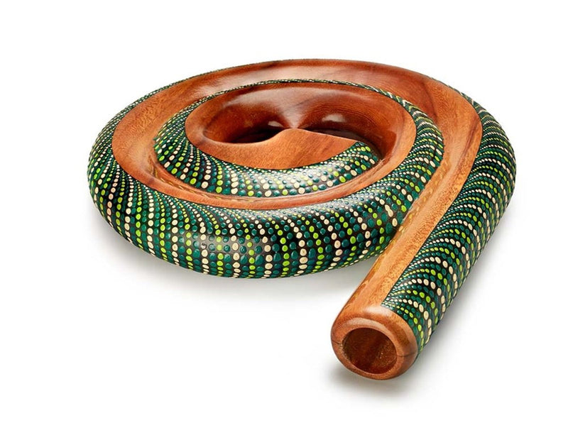 Buy Didgeredoo Spiral- Green | Shop Verified Sustainable Musical Instruments on Brown Living™