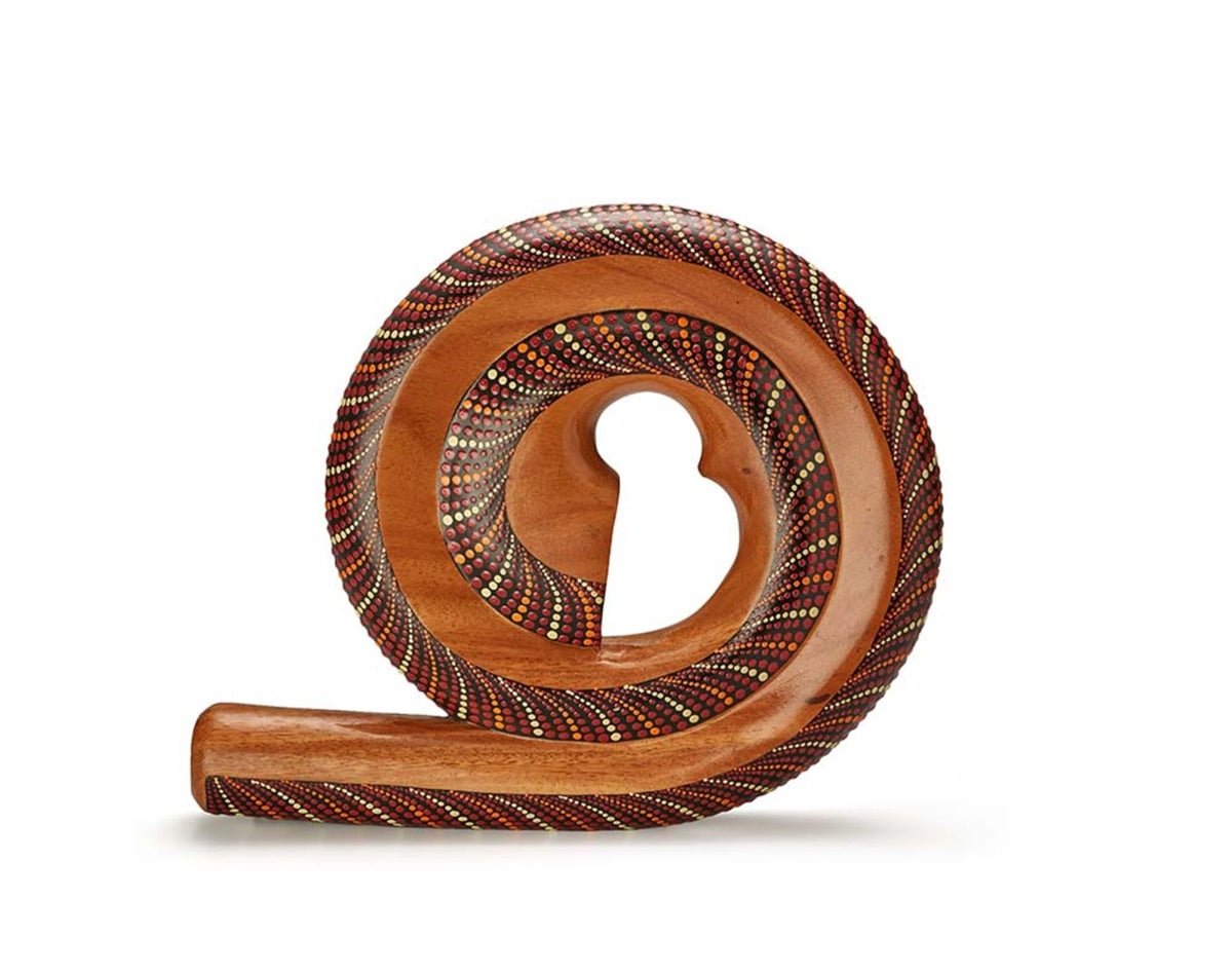 Didgeredoo Spiral - Red | Verified Sustainable by Brown Living™