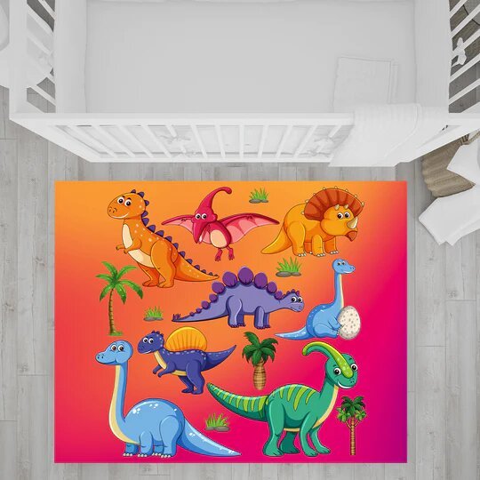 Buy Dino World Kids Play Mat | Shop Verified Sustainable Mats & Rugs on Brown Living™