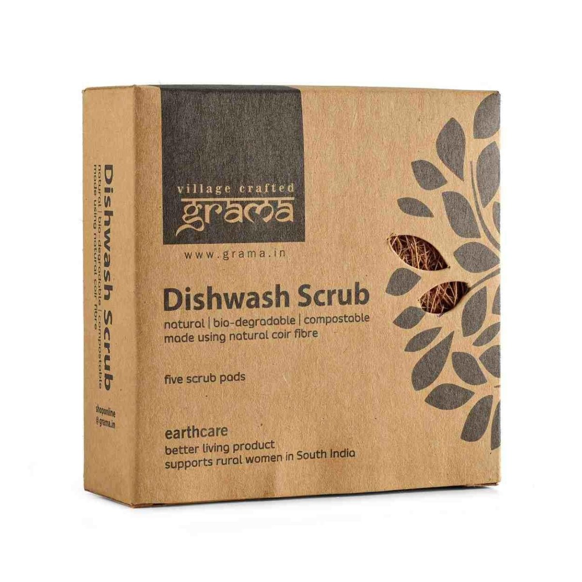 Dishwash Scrub, Pack of 5 | Verified Sustainable by Brown Living™