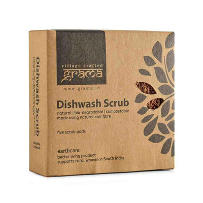 Dishwash Scrub, Pack of 5 – Cleaning Products on Brown Living™. SKU: 248 - 10800 - GMA_DISHWASH_SCRUB01. Img 1.