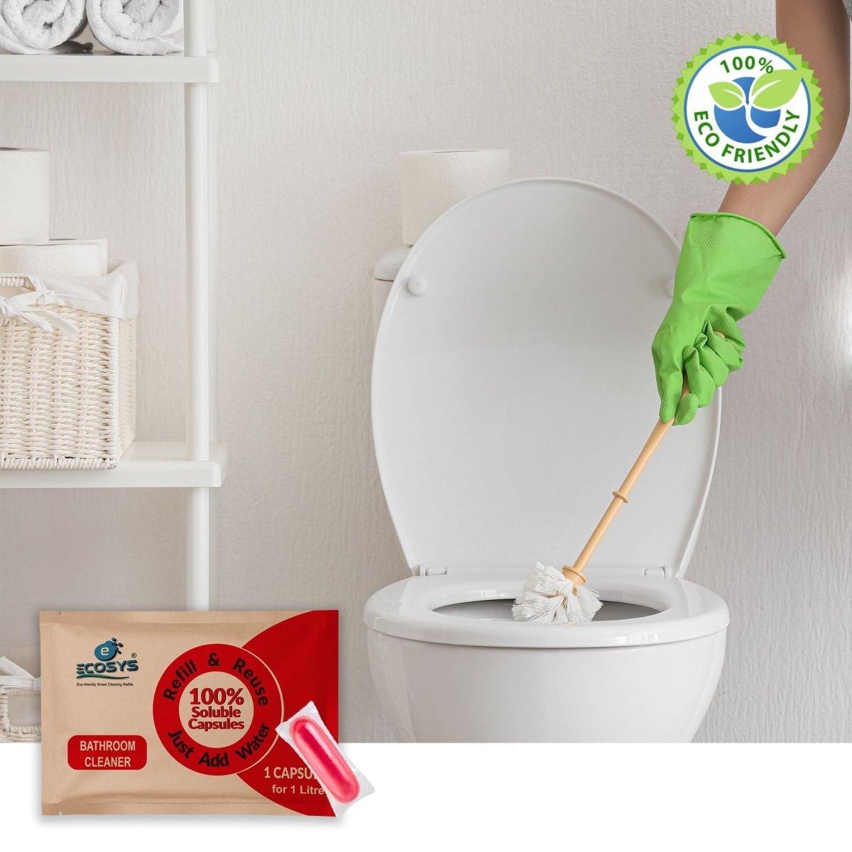 Disinfectant Toilet & Bathroom Cleaner - 5 Litres | Verified Sustainable by Brown Living™