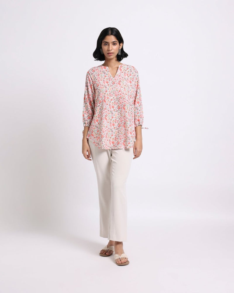 Buy Disty Floral Linen Blouse | Shop Verified Sustainable Products on Brown Living